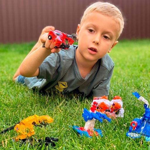 Машинка-трансформер Screechers Wild L2 Ті-реккер (EU683121) - Pampik - 6