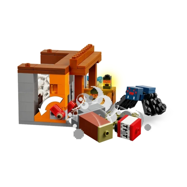 Конструктор LEGO Minecraft Експедиція в шахту броненосця, 247 деталей (21269) - Pampik - 6