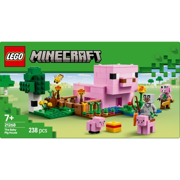 Конструктор LEGO Minecraft Будинок для поросят, 238 деталей (21268) - Pampik