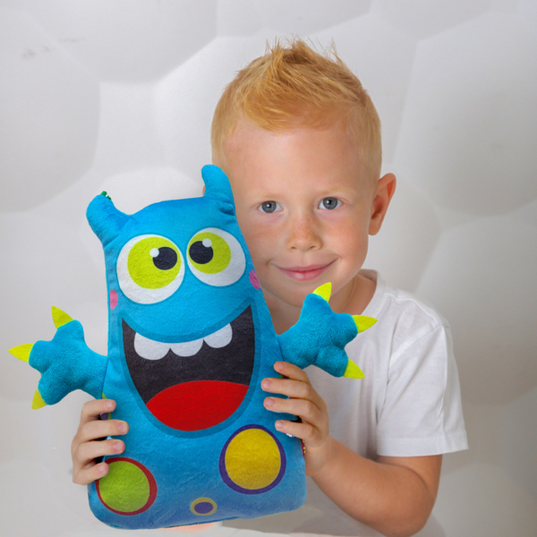 М'яка іграшка Масік Монстрик, блакитний (МС 090102-06) - Pampik - 7