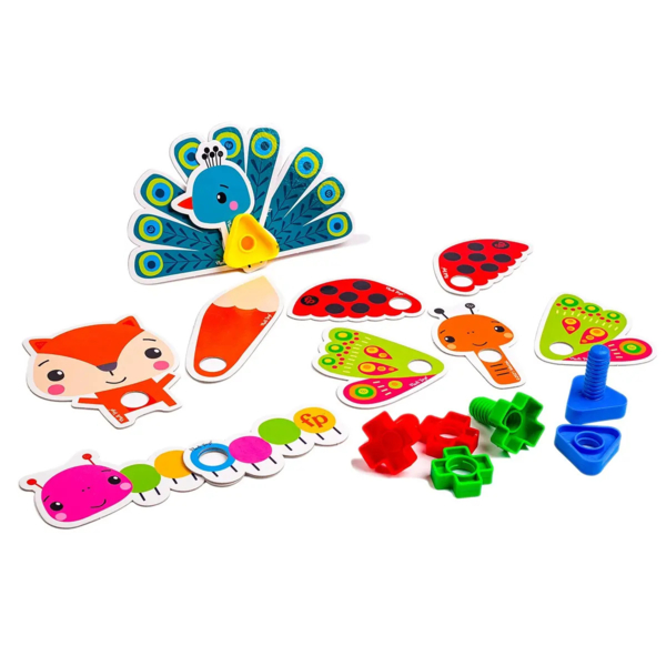 Ігра-конструктор Vladi Toys Fisher-Price Maxi-болтики, укр. мова (VT2905-23) - Pampik - 2