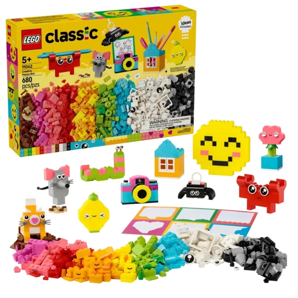 Конструктор LEGO Classic Щасливий творчий набір, 680 деталей (11042) - Pampik - 2