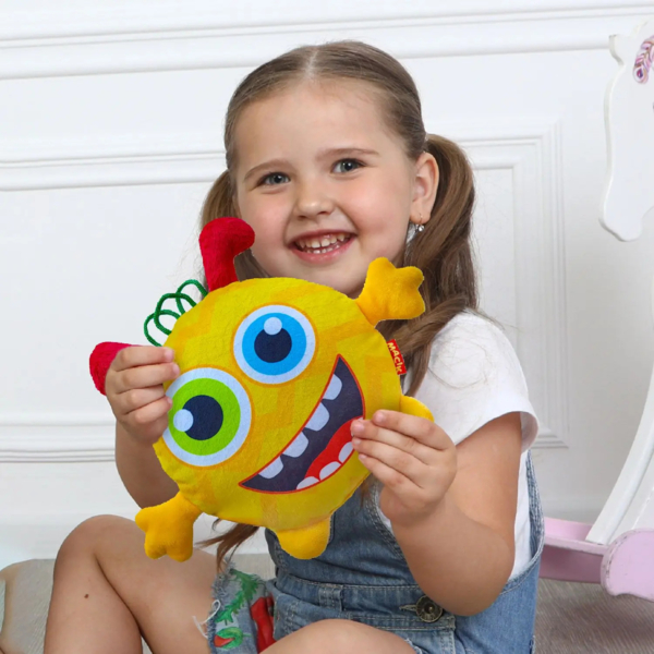 Мягкая игрушка Масік Монстрик, желтый (МС 090102-08) - Pampik - 4
