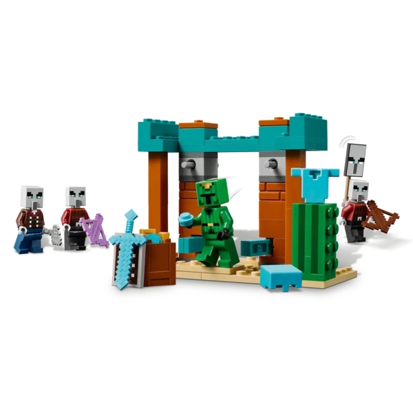 Конструктор LEGO Minecraft Пустинний патруль розбійника, 105 деталей (21267) - Pampik - 5