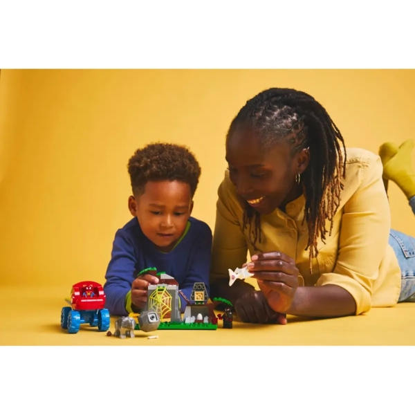 Конструктор LEGO Spideу Динозавратний рятувальний транспорт команди Павука, 136 деталей (11199) - Pampik - 10