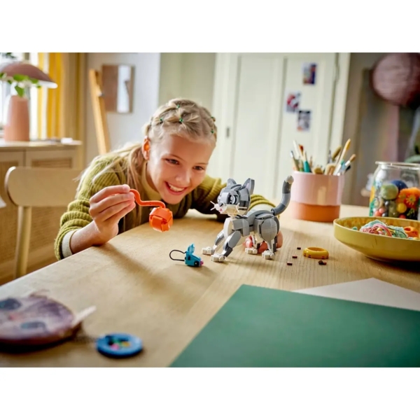 Конструктор LEGO Creator 3 v 1 Грайливий кіт, 407 деталей (31163) - Pampik - 12