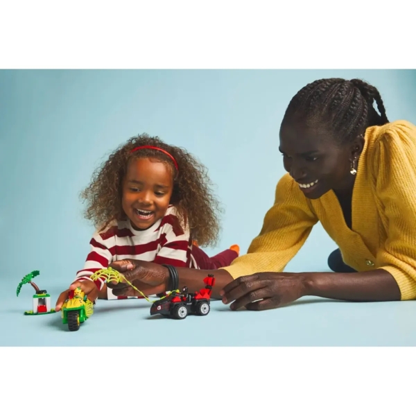 Конструктор LEGO Spideу Гонки на електромобілях з динозаврами, 124 деталі (11198) - Pampik - 6