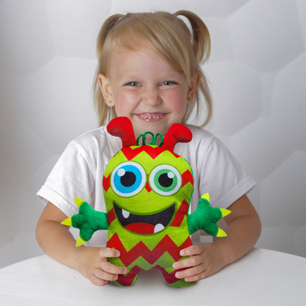 М'яка іграшка Масік Монстрик, зелений (МС 090102-07) - Pampik - 7