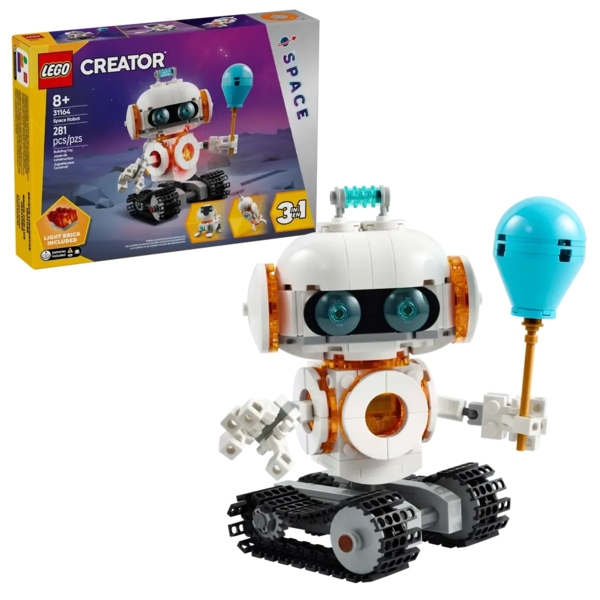 Конструктор LEGO Creator 3 v 1 Космічний робот, 281 деталь (31164) - Pampik - 2