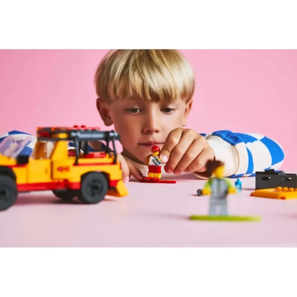 Конструктор LEGO City Пляжна рятувальна вантажівка, 214 деталей (60453) - Pampik - 10