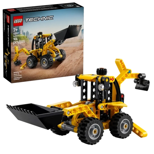 Конструктор LEGO Technic Екскаватор-навантажувач, 104 деталі (42197) - Pampik - 2