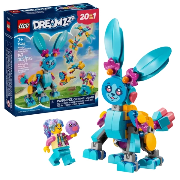 Конструктор LEGO DREAMZzz Творчі тварини пригоди Бунча, 143 деталі (71488) - Pampik - 3