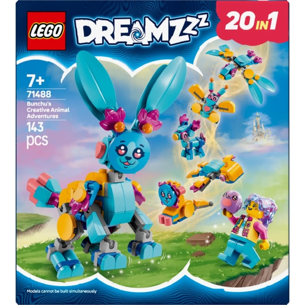 Конструктор LEGO DREAMZzz Творчі тварини пригоди Бунча, 143 деталі (71488) - Pampik