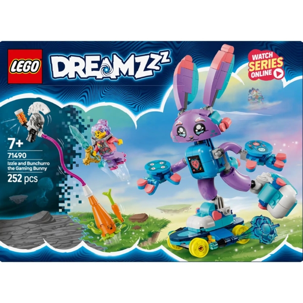 Конструктор LEGO DREAMZzz Іззі та Бунчуро ігровий кролик, 252 деталі (71490) - Pampik