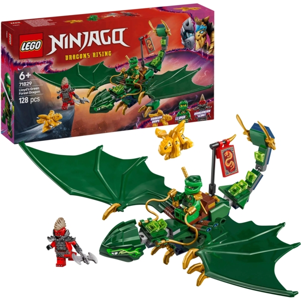 Конструктор LEGO Ninjago Зелений лісовий дракон Ллойда, 121 деталь (71829) - Pampik - 3