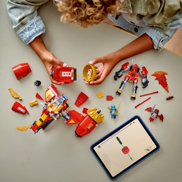 Конструктор LEGO Ninjago Штормовий робот-вершник Кая, 333 деталі (71830) - Pampik - 9