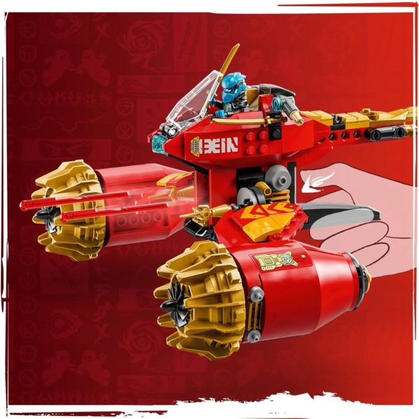 Конструктор LEGO Ninjago Штормовий робот-вершник Кая, 333 деталі (71830) - Pampik - 6