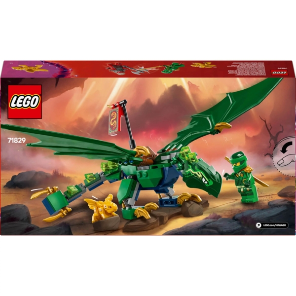 Конструктор LEGO Ninjago Зелений лісовий дракон Ллойда, 121 деталь (71829) - Pampik - 2