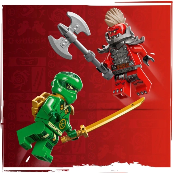 Конструктор LEGO Ninjago Зелений лісовий дракон Ллойда, 121 деталь (71829) - Pampik - 5