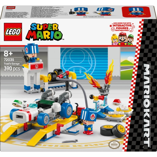 Конструктор LEGO Super Mario Kart Toad's Garage, 390 деталей (72035) - Pampik