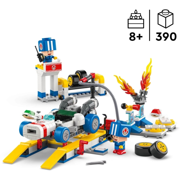 Конструктор LEGO Super Mario Kart Toad's Garage, 390 деталей (72035) - Pampik - 4