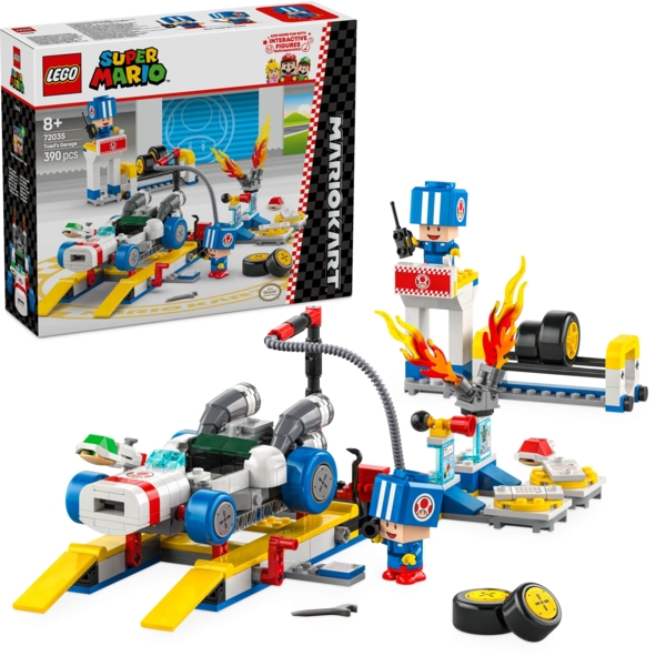 Конструктор LEGO Super Mario Kart Toad's Garage, 390 деталей (72035) - Pampik - 3