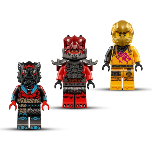 Конструктор LEGO Ninjago Суперштормовий реактивний літак Рас та Арін, 510 деталей (71833) - Pampik - 5