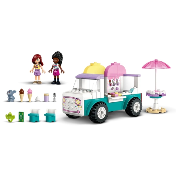 Конструктор LEGO Friends Хартлейк-Сіті. Фургон з морозивом, 92 деталі (42644) - Pampik - 4