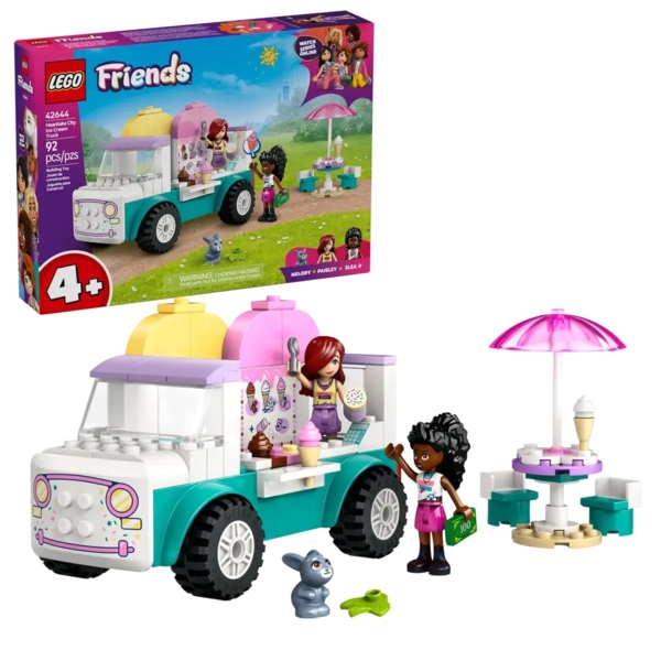 Конструктор LEGO Friends Хартлейк-Сіті. Фургон з морозивом, 92 деталі (42644) - Pampik - 2