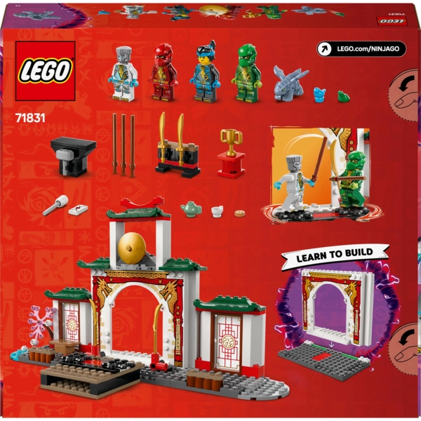 Конструктор LEGO Ninjago Храм ниндзя Спин-джитсу, 158 деталей (71831) - Pampik