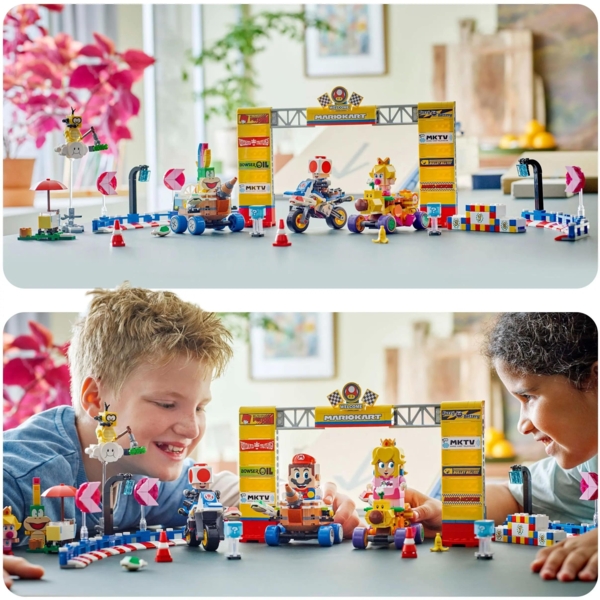 Конструктор LEGO Super Mario Kart Baby Peach & Grand Prix, 823 деталі (72036) - Pampik - 14