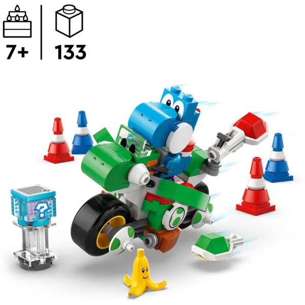Конструктор LEGO Super Mario Kart Yoshi Bike, 133 деталі (72031) - Pampik - 4