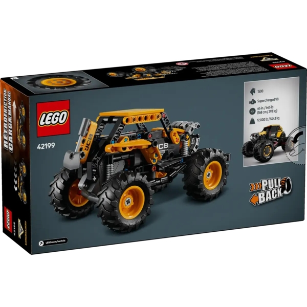 Конструктор LEGO Technic Monster Jam DIGatron Інерційний двигун, 218 деталей (42199) - Pampik - 10
