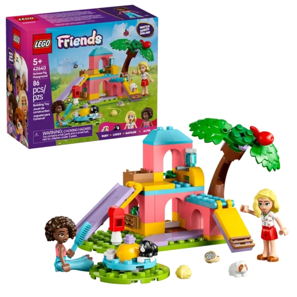 Конструктор LEGO Friends Ігровий майданчик для морських свинок, 86 деталей (42640) - Pampik - 2