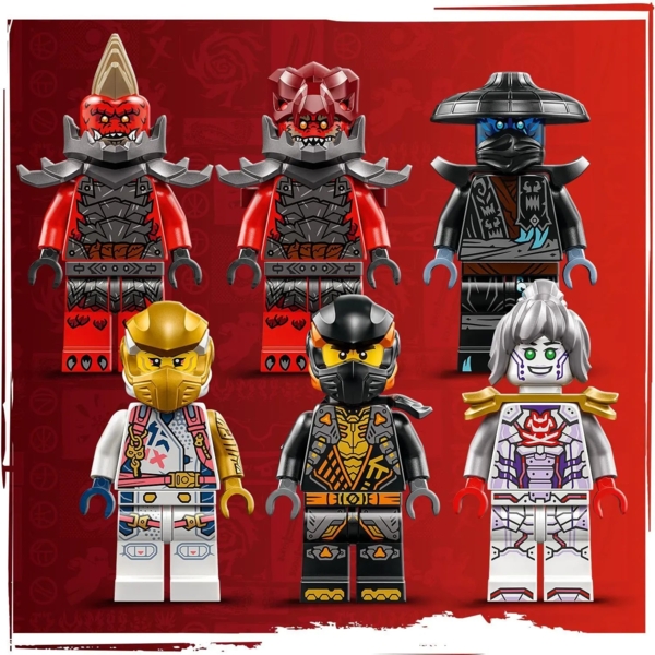 Конструктор LEGO Ninjago Ультраобʼєднувальний робот Зейна, 1187 деталей (71834) - Pampik - 4