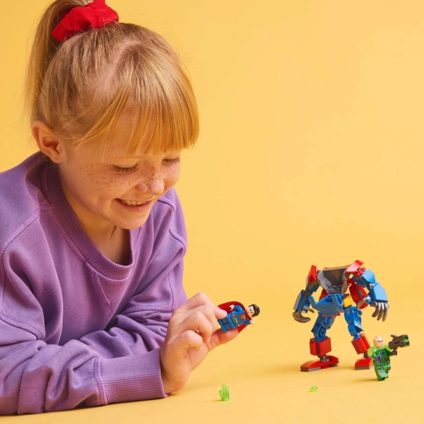 Конструктор LEGO Super Heroes DC Batman Супермен-робот проти Лекса Лютора, 120 деталей (76302) - Pampik - 16