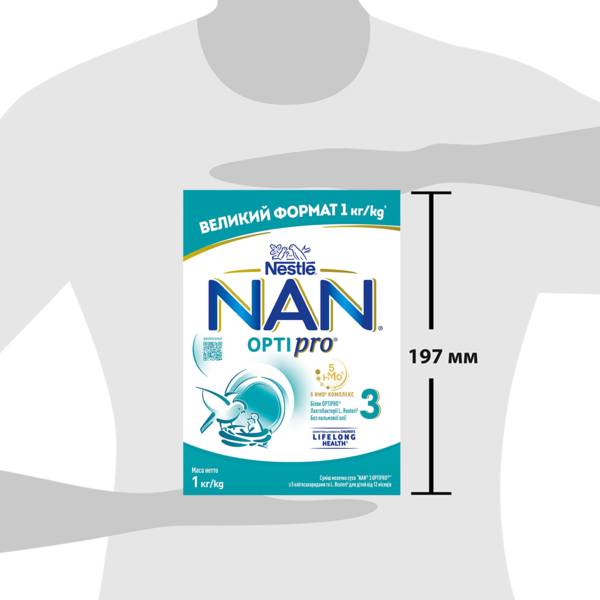 Сухая молочная смесь NAN 3 OPTIPRO с 5 олигосахаридами и L. Reuteri, 1 кг - Pampik - 7