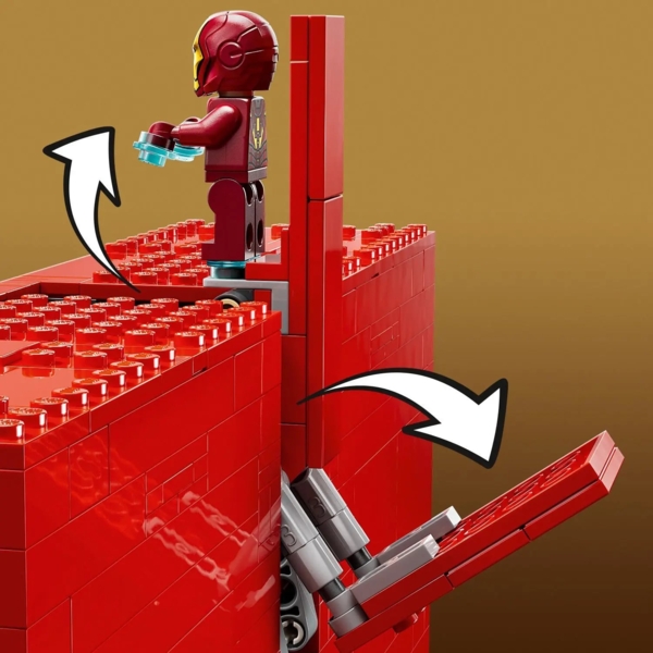 Конструктор LEGO Super Heroes Логотип і мініфігурки Marvel, 931 деталь (76313) - Pampik - 9