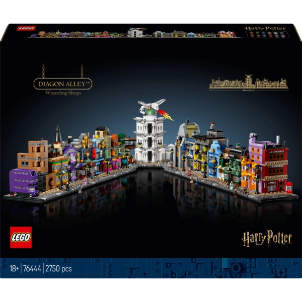 Конструктор LEGO Harry Potter Аллея Диагон. Колдовские магазины, 2750 деталей (76444) - Pampik