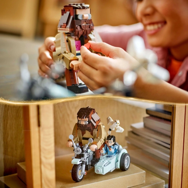 Конструктор LEGO Harry Potter Поїздка Геґріда й Гаррі на мотоциклі, 617 деталей (76443) - Pampik - 10
