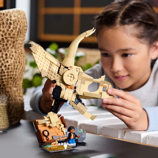 Конструктор LEGO Jurassic World Скам'янілості динозаврів: череп трицератопса, 468 деталей (76969) - Pampik - 10
