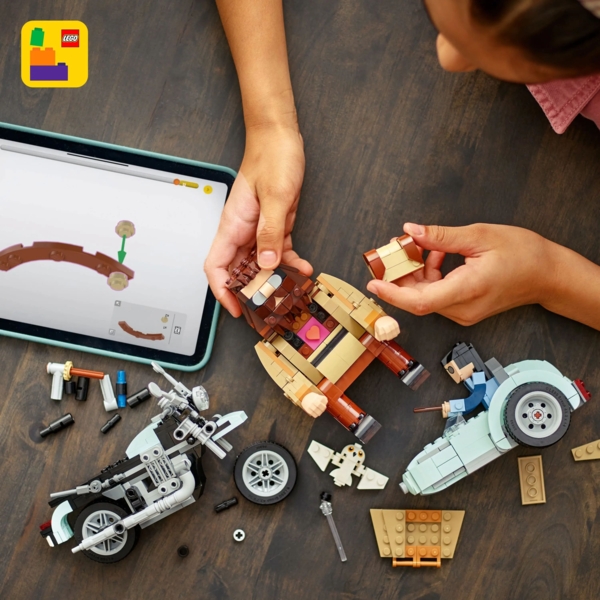 Конструктор LEGO Harry Potter Поїздка Геґріда й Гаррі на мотоциклі, 617 деталей (76443) - Pampik - 12