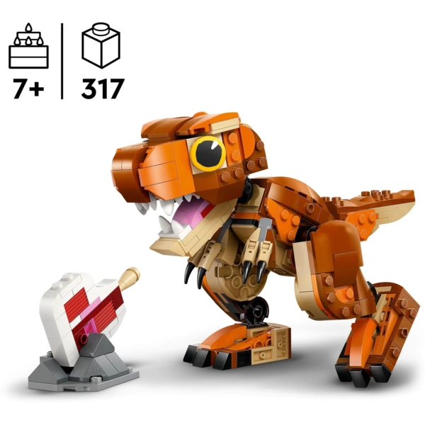 Конструктор LEGO Jurassic World Little Eatie: тиранозавр, 317 деталей (76967) - Pampik - 4