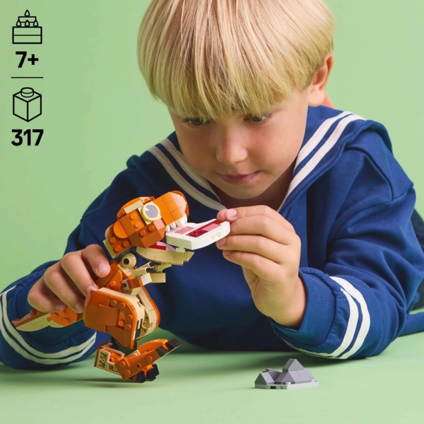 Конструктор LEGO Jurassic World Little Eatie: тиранозавр, 317 деталей (76967) - Pampik - 12