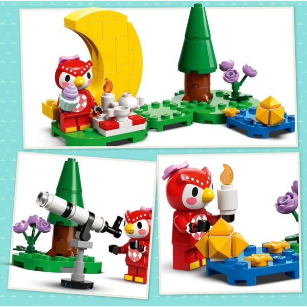 Конструктор LEGO Animal Crossing Спостереження за зірками із Celeste, 78 деталей (77053) - Pampik - 6