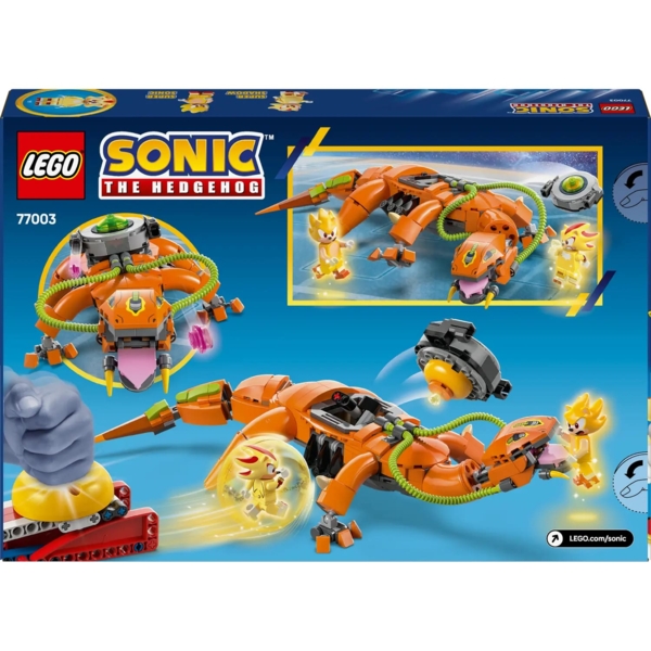 Конструктор LEGO Sonic the Hedgehog Super Shadow vs. Biolizard, 419 деталей (77003) - Pampik - 2