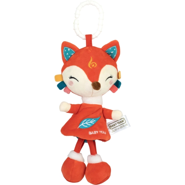 Игрушка-подвеска музыкальная Baby Team Лесные жители Лисичка (8547_лисичка) - Pampik