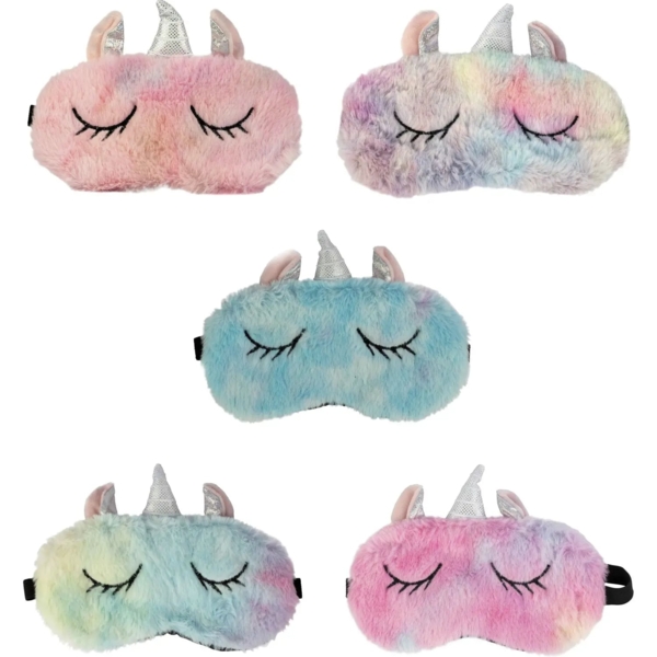 Маска для сну Lukky Плюшевий єдиноріг, в асортименті (T20888) - Pampik - 2