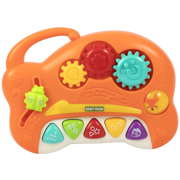 Музична іграшка Baby Team Забавка (8645_помаранчевий) - Pampik
