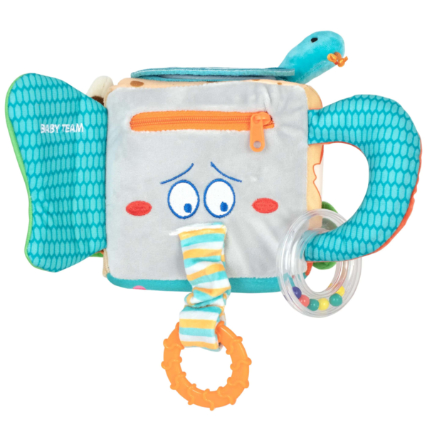 Игрушка-подвеска Baby Team Развивающий кубик (8570_сафари) - Pampik - 3